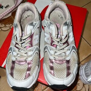 New Balance Women's Beige and Pink Sneakers